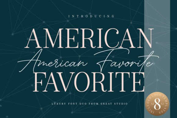 American Favorite Font: A Bold Display Choice for Designers