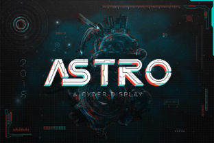 Astro: The Layered Display Font for Futuristic Branding