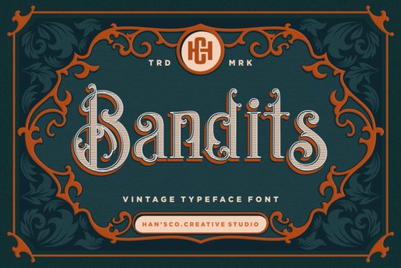 Bandits: A Luxurious Typeface for Elegant Branding