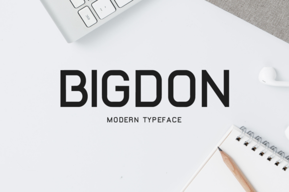 Bigdon: The Modern Display Font for Clear Campaigns