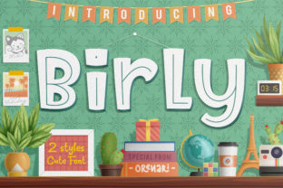 Birly Font: The Playful Typeface for Whimsical Crafts