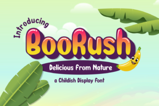 BooRush: A Playful Display Font for Modern Web Headers