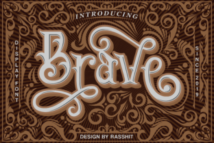 Brave: The Vintage Display Font for Bold Branding