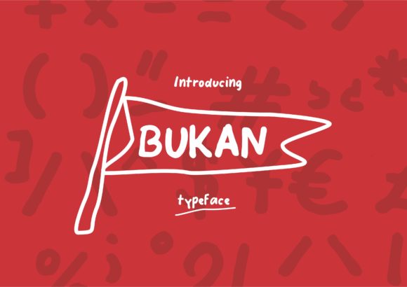 Bukan: A Handwritten Display Font for Modern Branding