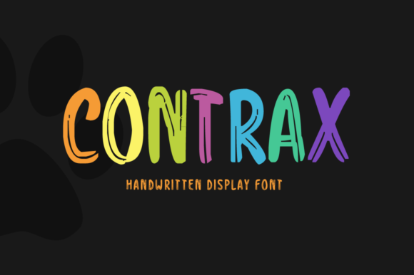 Contrax: The Bold Display Font for Handmade Brands