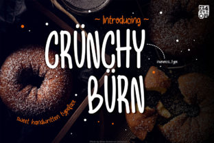 Crunchy Burn: A Fun Display Font for Modern Branding