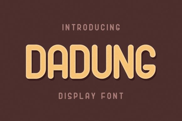 Dadung: A Smart Display Font for Modern Campaigns