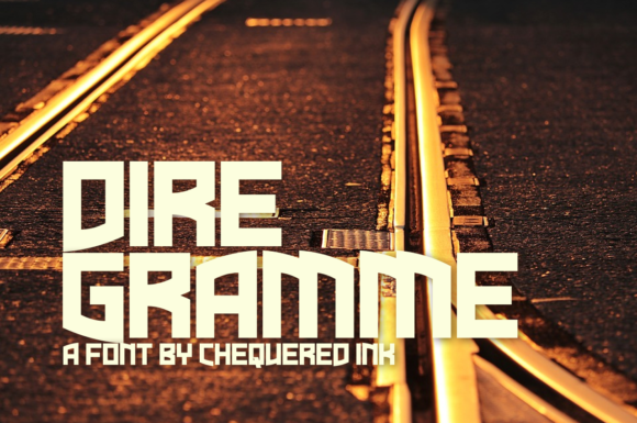 Dire Gramme: The Display Font That Elevates Small Business Branding