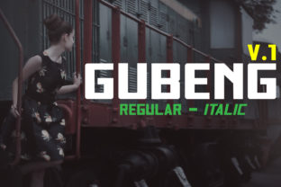 Gubeng: A Modern Display Font for Smart Branding