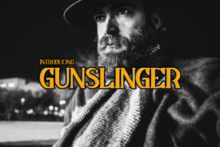 Gunslinger: The Vintage Display Font for Bold Marketing