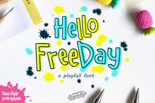 Hello Freeday: A Whimsical Display Font for Makers