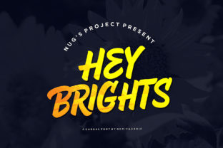 Hey Brights: The All-Caps Display Font for Bold Branding