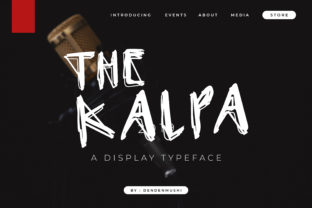 Kalpa: A Unique Handwritten Font for Branding