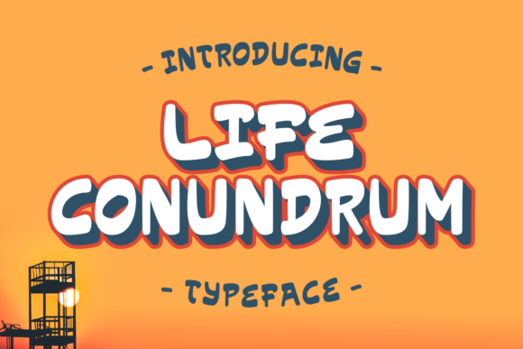 Launch Bold Campaigns with the Life Conundrum Display Font
