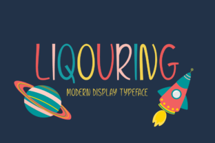 Liqouring: A Whimsical Display Font for Editorial Joy