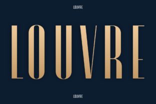 Louvre Display Font: A Maker's Review for Elegant Branding