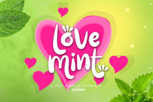Love Mint: A Joyful Handwritten Display Font for Web Design