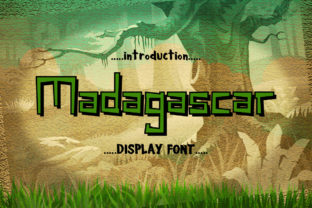 Madagascar: A Whimsical Display Font for Editorial Design
