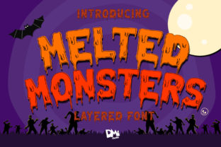 Melted Monster: A Spooky Display Font for Your Brand