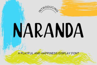 Naranda: A Fun Display Font for Creative Branding