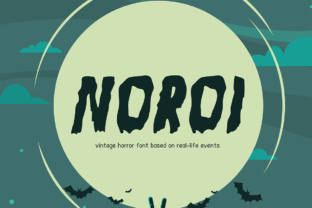 Noroi: A Vintage Horror Display Font for Bold Branding
