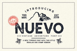 Nuevo: The Vintage Display Font for Bold Campaigns