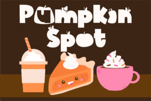 Pumpkin Spot: A Cute Display Font for Autumn Branding