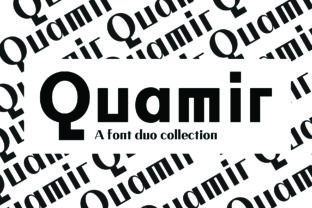 Quamir: A Modern Display Font for Bold Business Branding