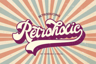Retroholic Font Review: A 70s & 80s Display Typeface