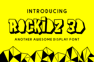Rockidz 3D: The Bold Handwritten Font for Viral Content
