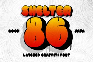 Shelter 86: A Modern Graffiti Display Font for Bold Brands