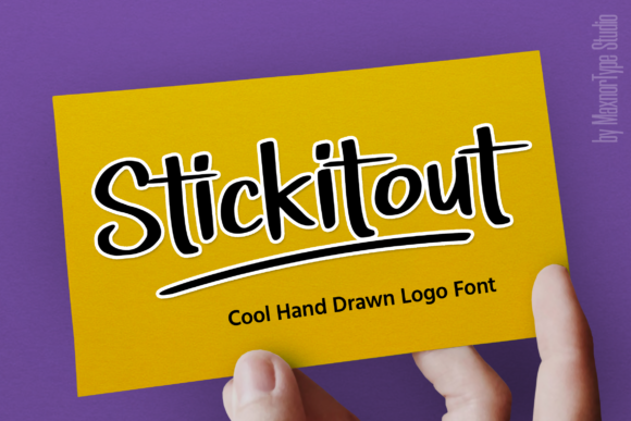 Stickitout: The Urban Display Font for Bold Editorial Design
