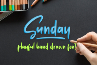 Sunday Vibes: A Modern Hand Lettered Font for Editorial Design