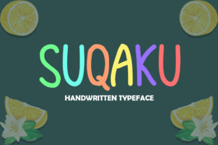 Suqaku Font Review: A Playful Display Typeface for Modern Design