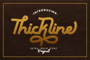 Thickline: The Display Font That Makes Brands Stand Out