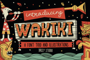 Wakiki: A Layered Display Font for Tropical Campaigns